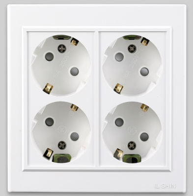 [일신]매입콘센트 4구