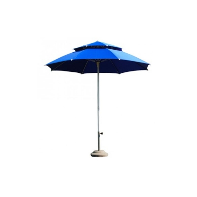 파라솔 2단 220L 청색(받침대 미포함)