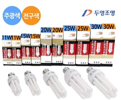 [두영]삼파장램프 EL15W 주광(1BOX=50EA/개당 2,470원)