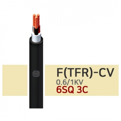 전력케이블(TFR-CV)  6SQ*3C , 단위(M)
