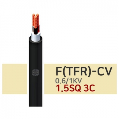 전력케이블(TFR-CV)  1.5SQ*3C , 단위(M)
