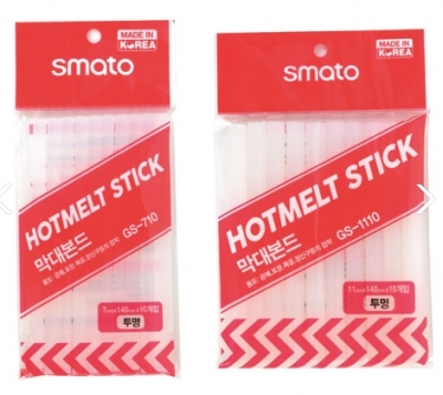 [스마토]글루건스틱 막대본드 GS-710 7*140mm(10pcs/백색)
