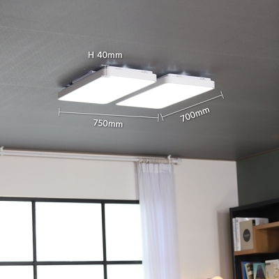 [비츠온]거실등 LED 마빈 4등 100W 화이트 삼성칩(주광색)