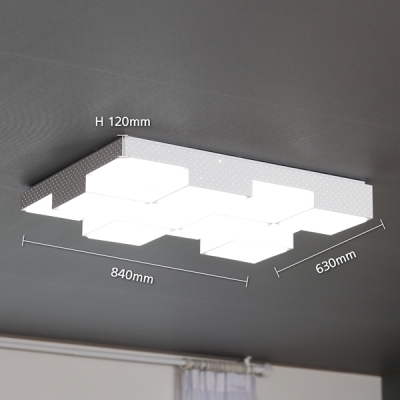 [비츠온]거실등 LED 큐브 12등 100W 화이트(주광색)