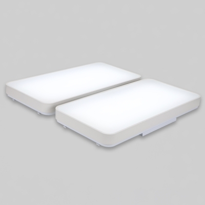 [롱샤인]거실등 LED 시스템 4등 100W 주광색(화이트/블랙)