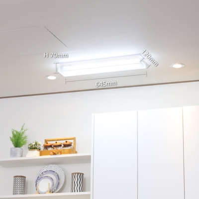 [비츠온]주방등(터널) LED 샤이닝 1등 30W 주광색