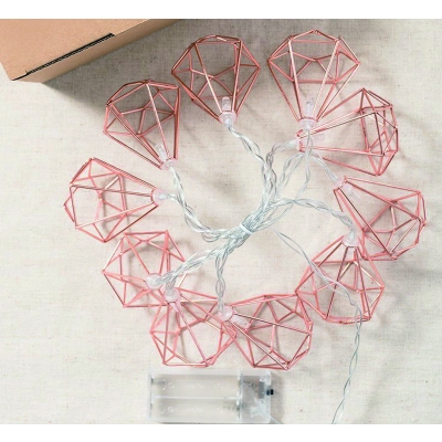 가랜드 조명 철재 다이아2