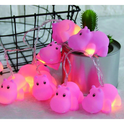 가랜드 조명 동물(하마)