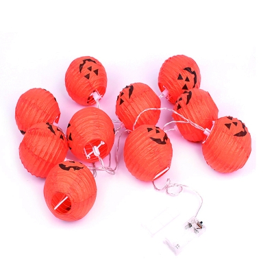 가랜드 조명 호박