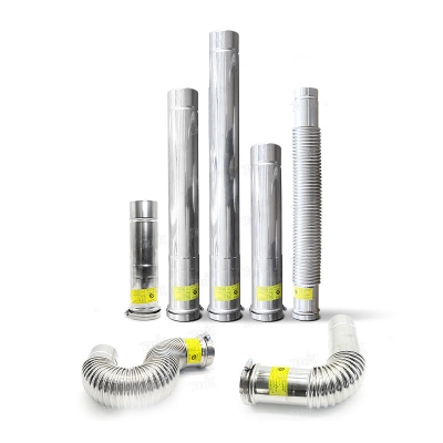 보일러 연도 가스 FF세트 75파이 직관/엘보