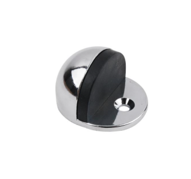 반달도어스토퍼[크롬재질]