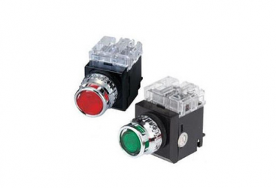 [성호]조광형 푸시버튼 스위치 PR-25L-2L AC220V