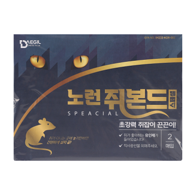 [대길]초강력 쥐잡이 끈끈이 1봉(2매)