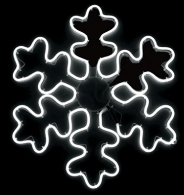 LED 눈결정체(엣지플럭스)-백색-55cm