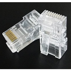[LS]RJ-45 커넥터 8핀 UTP용(봉=100개)