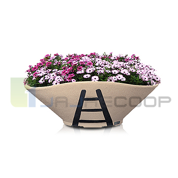 W형 꽃지게화분