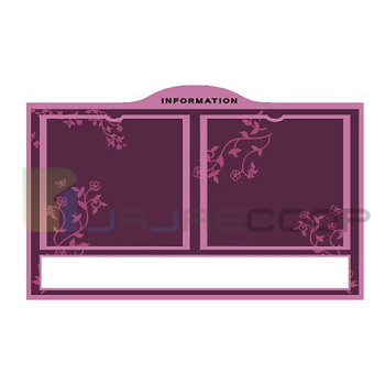 강화유리게시판 A4*2개용