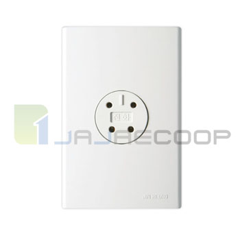 [진흥]FS)원형전화 콘센트(원형+플레이트)