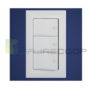 [일신]와이드 스위치 3구 1로 야광