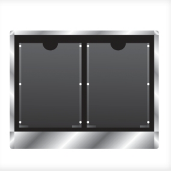 스텐실내게시판 포켓식