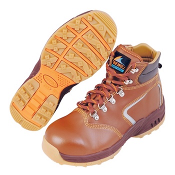 [파인웰]안전화(지퍼) KC603-갈색
